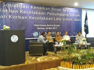 Talk Show Tentang Sosialisasi Kenaikan Santunan Kecelakaan PT Jasa Raharja NTT