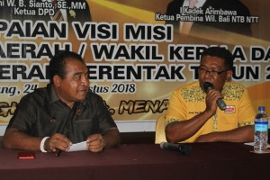 Tekat Cagub Ray Fernades, “NTT Layak dan Sejahtera”  hingga Turunkan Angka Kemiskinan