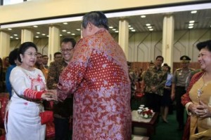 Akhirnya Megawati dan SBY  Bertemu dalam Peringatan HUT RI di Istana