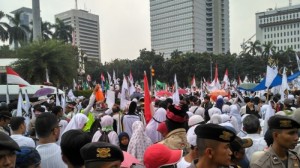 Massa Aksi Bela Rohingya Mulai Padati Kawasan Silang Monas