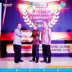 PT Jasa Raharja Raih Penghargaan Living Legend Company