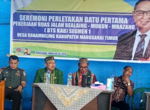 Wakil Gubernur Melaunching Pekerjaan Jalan Provinsi di Matim