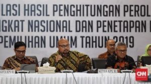 KPU Tetapkan Jokowi-Ma’ruf Pemenang Pilpres 2019