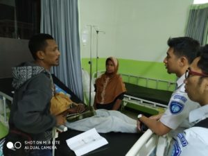 Jasa Raharja Santuni Penerima Bantuan dari Presiden di Maumere