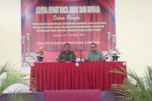 Dinas Perpustakaan Flores Timur Gelar Lomba Minat Baca