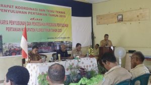 Dinas Pertanian Flotim Gelar Temu Teknis Penyuluhan Pertanian 2019