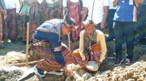 Peletakan Batu Pertama Pembangunan Rumah sumbangan Bank NTT di TTU