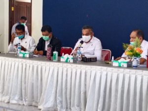 FKDM dan KOMINDA Kabupaten Sikka Rapatkan Barisan Cegah penyebaran Covid 19