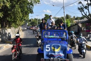 Kota Waingapu Macet, Pendukung SEHATI Pawai Jemput SK Partai NasDem