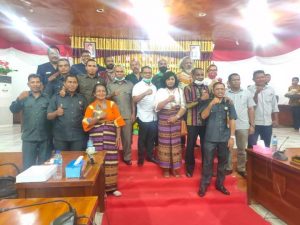 Audiensi Bersama DPRD, KRBF Sebut APBD Flotim 2020 Cacat Hukum