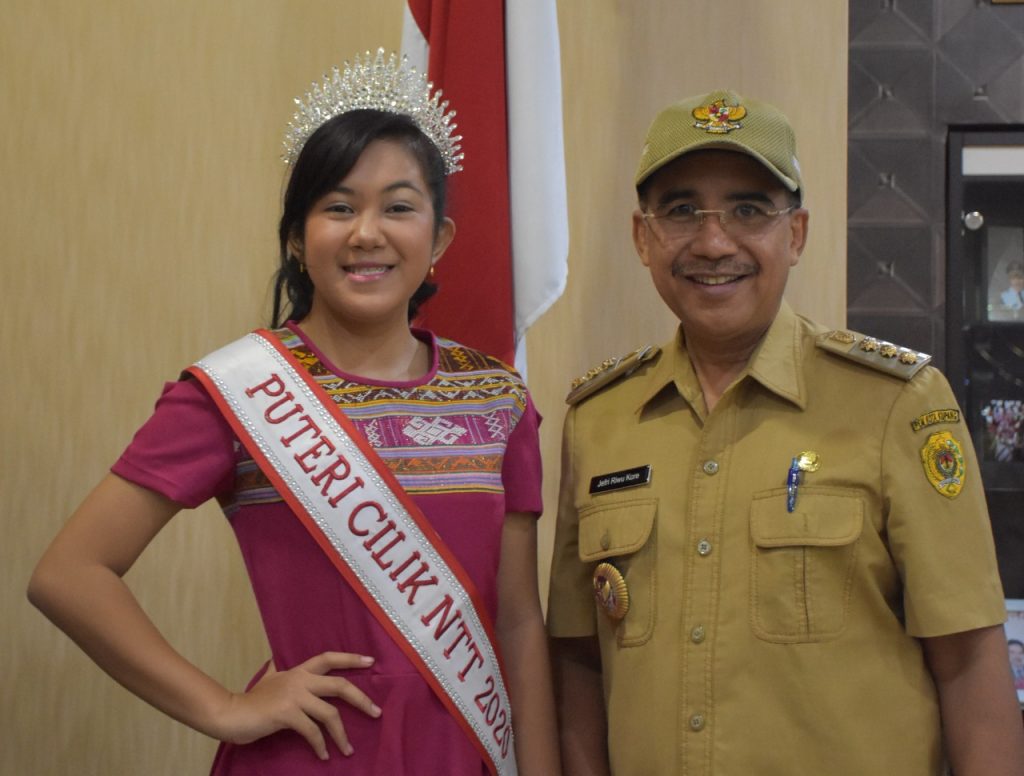 Finalis Puteri Cilik 2020 Minta Restu Wali Kota Kupang