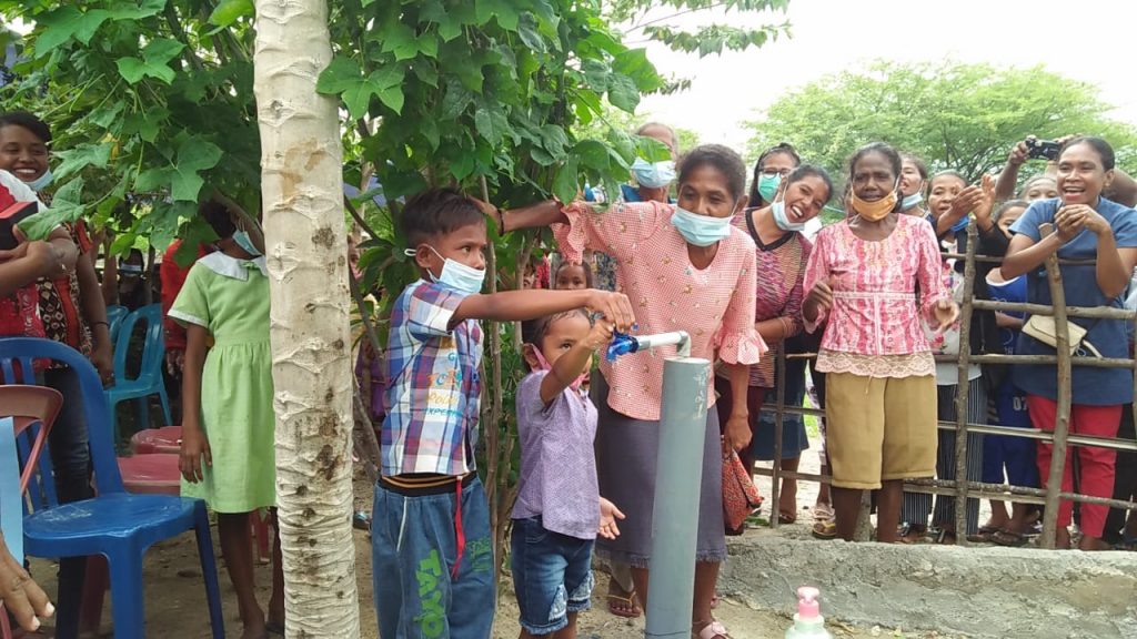 Kerja Keras LSM Cirma Akhirnya  Resmikan Air Bersih  Untuk Warga Tanah Merah Kabupaten Kupang