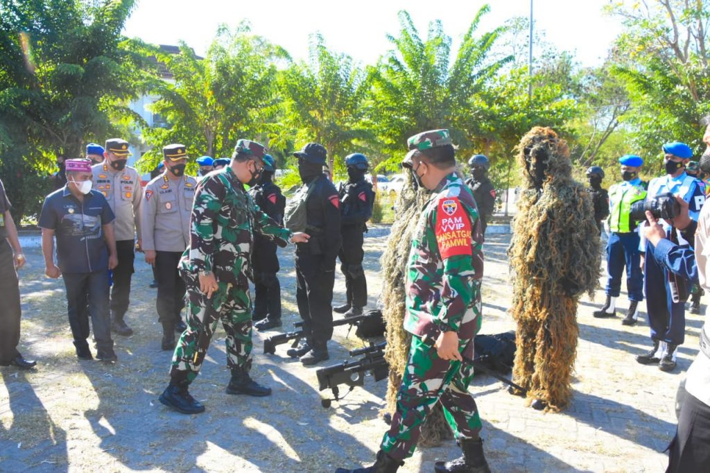 Apel Gelar Pasukan Pengamanan VVIP Kunjungan Kerja Presiden RI di Labuan Bajo