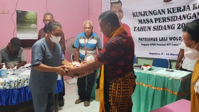 Keluarga Patris Lali Wolo dan PDI Perjuangan Kembali Salurkan Bantuan Bagi Anak Stunting di Nagekeo