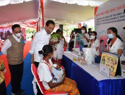 Presiden Joko Widodo Kunjungi Lokasi Program Akselerasi Pencegahan Stunting di TTS 