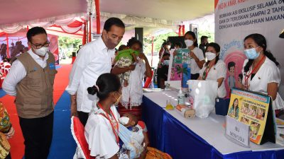 Presiden Joko Widodo Kunjungi Lokasi Program Akselerasi Pencegahan Stunting di TTS 