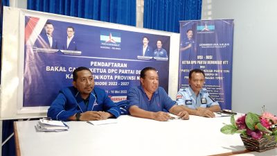 30 Bakal Calon Ketua DPC Siap Bertarung di Muscab Demokrat NTT