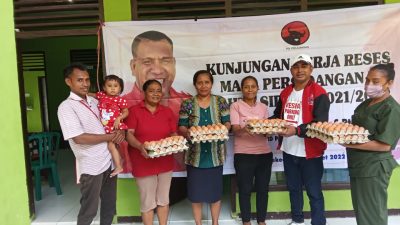 Patris Lali Wolo dan PDI Perjuangan Konsisten Dampingi Anak Stunting di Nagekeo