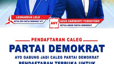 Demokrat NTT Buka Pendaftaran Bacaleg, Terbuka untuk Kader dan Non Kader