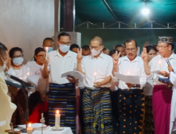 Pastor Paroki St Fransiskus Assisi Lantik Ketua Wilayah VII dan Badan Pengurus Dua KUB 