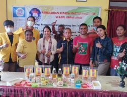 KBPM LPM UKAW Kupang Melatih Warga Desa Tolnaku Buat Sabun Herbal