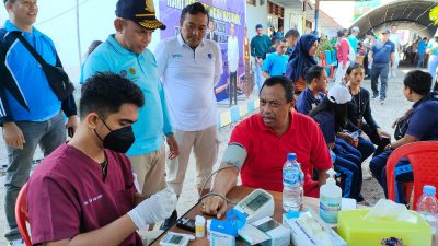 Meriahkan Hari Perhubungan Nasional Ke-51, Sekda NTT Kunjungi Posko Pelayanan Kesehatan Gratis Jasa Raharja