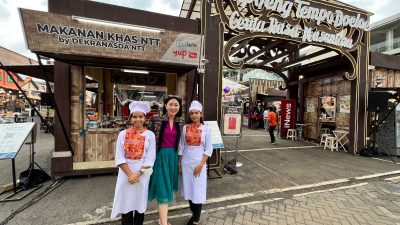 Dua Siswa SMK Negeri 3 Kupang Perkenalkan Makanan Khas NTT di JF3, Terima Kasih Bunda Julie