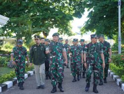 Danrem 161/WS Sambut Kedatangan Pangkostrad di Bandara El Tari Kupang