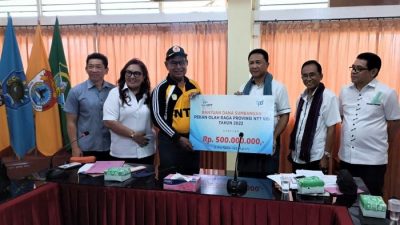 Bank NTT Sumbang Rp500 Juta Dukung Pergelaran Porpov NTT