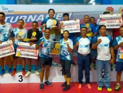 Bank NTT Sabet Juara 1 dan 3 Tenis Meja Piala Gubernur