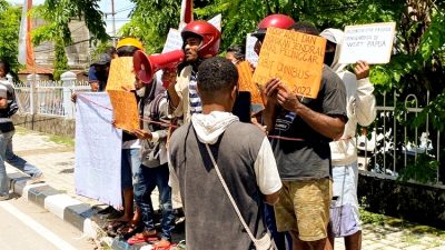 Mahasiswa Papua Gelar Aksi Unjuk Rasa di Kupang 