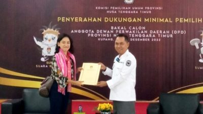 KPU Terima 24 Nama Balon DPD RI Dapil NTT