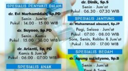 Jadwal Dokter Umum di Padang Hari Ini