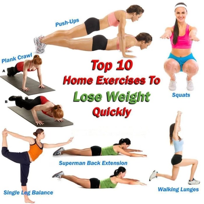 Weight loss lose exercises exercise workout without fitness aerobic routine quick equipment help fast losing eat easy way women tips