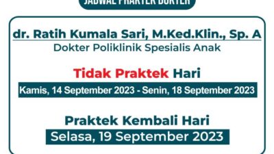 Jadwal Praktek Dokter Umum di Padang 2024