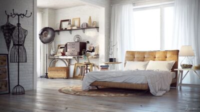 Industrial bedroom style design ideas flooring wood fabulous look